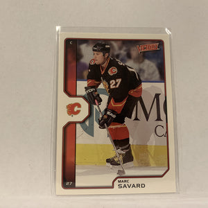 #33 Marc Savard Calgary Flames  2002-03 UD Victory Hockey Card AP