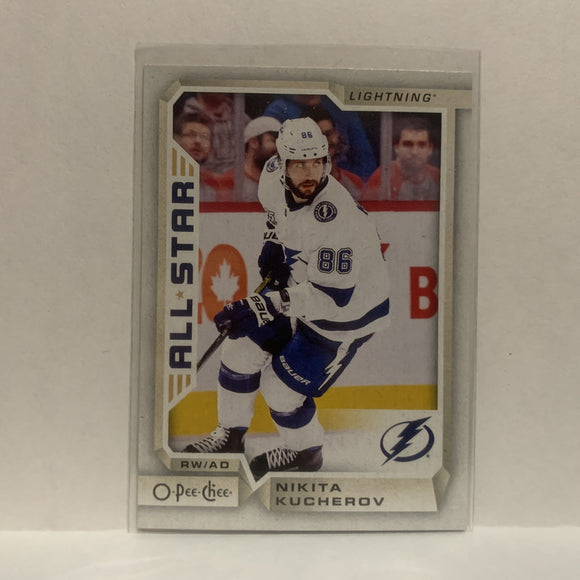 #4 Nikita Kucherov Tampa Bay Lightning All Star 2018-19 O-Pee-Chee Hockey Card JT