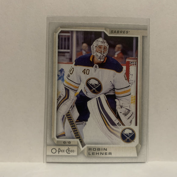 #384 Robin Lehner Buffalo Sabres 2018-19 O-Pee-Chee Hockey Card JT