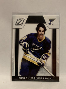 #132 Derek Sanderson St Louis Blues 2011-12 Zenith Hockey Card  NHL