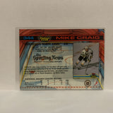 #344 Mike Craig Minnesota North Stars 1991-92 Topps Stadium Club Hockey Card JU