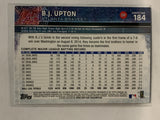 #184 B.J. Upton Atlanta Braves 2015 Topps Series One Baseball Card