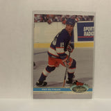 #132 Pat Elynuik Winnipeg Jets 1991-92 Topps Stadium Club Hockey Card JV