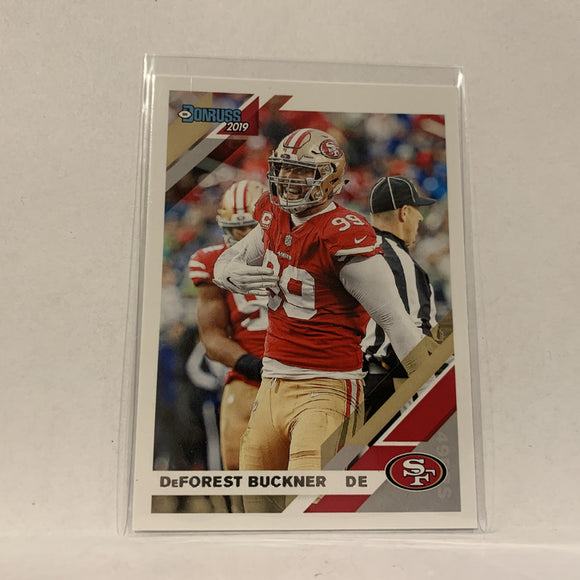 #222 DeForest Buckner San Francisco 49ers  2019 Donruss Football Card AR