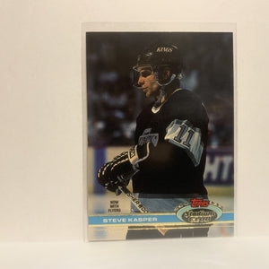 #139 Steve Kasper Philadelphia Flyers 1991-92 Topps Stadium Club Hockey Card JV