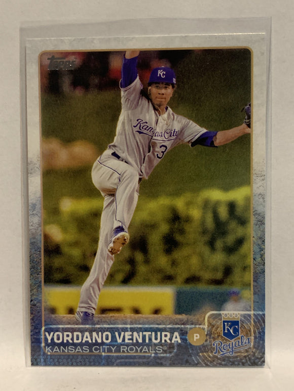 #78 Yordano Ventura Kansas City Royals 2015 Topps Series One Baseball Card