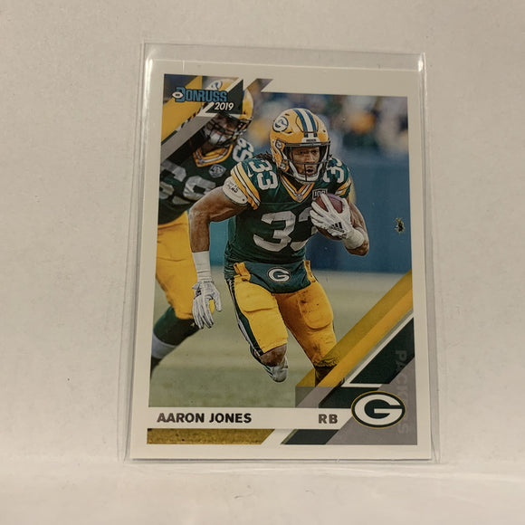 #100 Aaron Jones Green Bay Packers  2019 Donruss Football Card AR