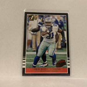 #H-18 Ezekiel Elliott Dallas Cowboys  2019 Donruss Football Card AS