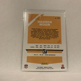 #113 Warren Moon Houston Texans  2019 Donruss Football Card AS