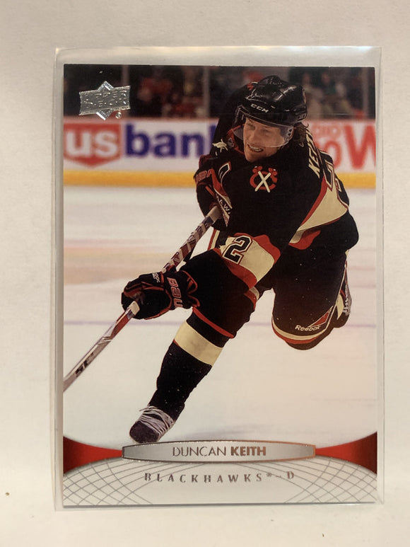 #166 Duncan Keith Chicago Blackhawks 2011-12 Upper Deck Series One Hockey Card  NHL