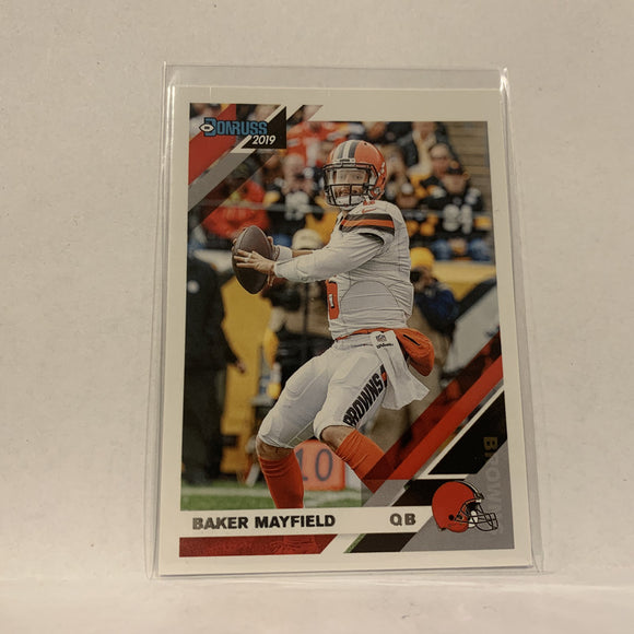 #65 Baker Mayfield Cleveland Browns  2019 Donruss Football Card AS