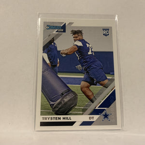 #277 Trysten Hill Dallas Cowboys Rookie 2019 Donruss Football Card AS