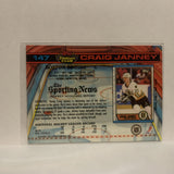 #147 Craig Janney Boston Bruins 1991-92 Topps Stadium Club Hockey Card JW