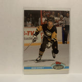 #191 Bob Errey Pittsburgh Penguins  1991-92 Topps Stadium Club Hockey Card JW