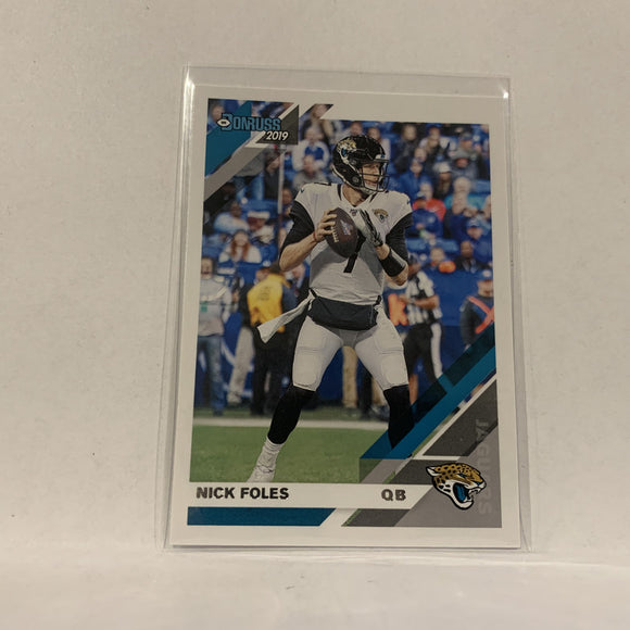 #122 Nick Foles Jacksonville Jaguars  2019 Donruss Football Card AT