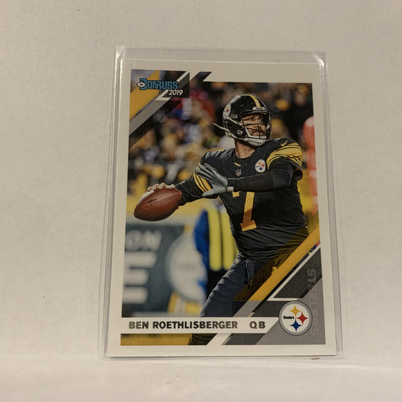 #210 Ben Roethlisberger Pittsburgh Steelers  2019 Donruss Football Card AT