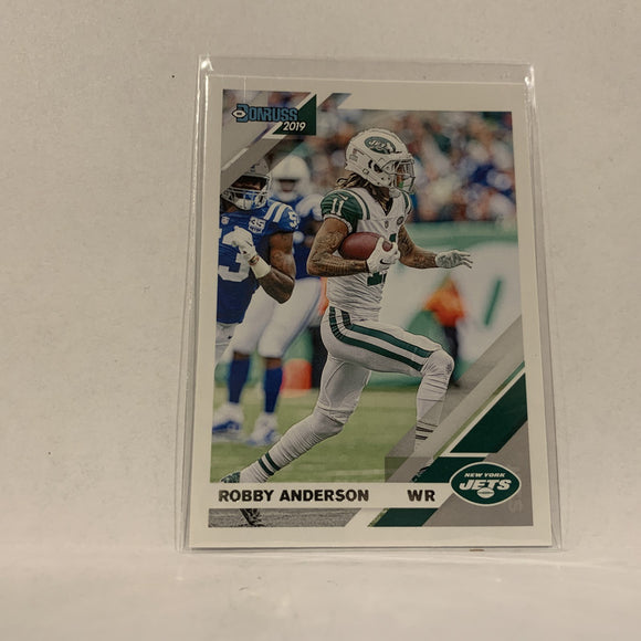 #187 Robby Anderson New York Jets  2019 Donruss Football Card AT