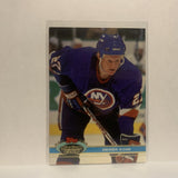 #82 Derek King New York Islanders 1991-92 Topps Stadium Club Hockey Card JX