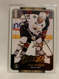 #29 Brad Richards Dallas Stars 2011-12 MVP Upper Deck Hockey Card  NHL