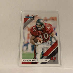 #242 Mike Alstott  Tampa Bay Buccaneers  2019 Donruss Football Card AU