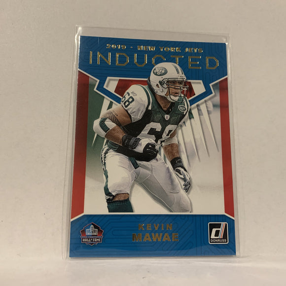 #IN-4 Kevin Mawae New York Jets  2019 Donruss Football Card AU