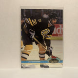 #16 Jim Wiemer Boston Bruins 1991-92 Topps Stadium Club Hockey Card JY