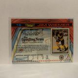 #16 Jim Wiemer Boston Bruins 1991-92 Topps Stadium Club Hockey Card JY