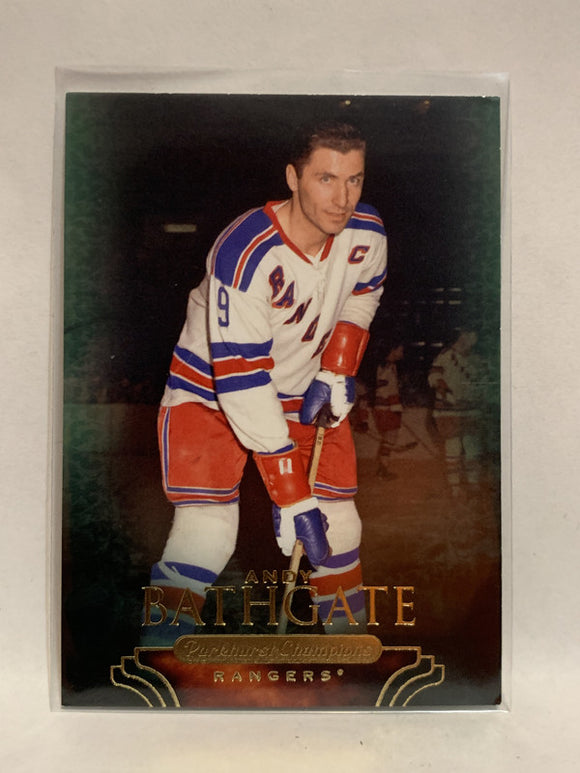 #28 Andy Bathgate New York Rangers 2011-12 Parkhurst Champions Hockey Card  NHL