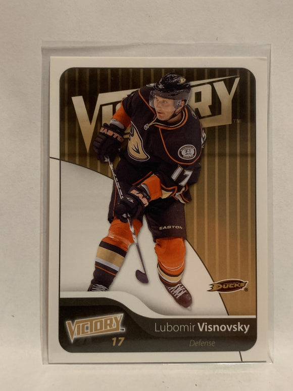 #7 Lubomir Visnovsky Anahiem Ducks 2011-12 Victory Hockey Card  NHL
