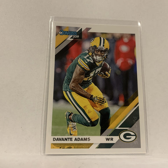 #101 Davante adams Green Bay Packers  2019 Donruss Football Card AU