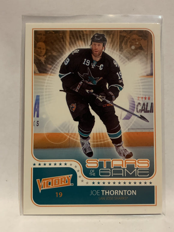 #SOG-TH Joe Thornton San Jose Sharks 2011-12 Victory Hockey Card  NHL