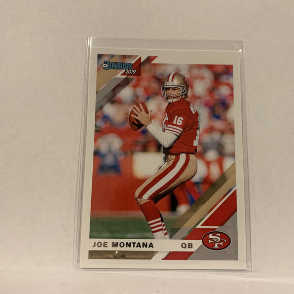 #226 Joe Montana San Francisco 49ers  2019 Donruss Football Card AV