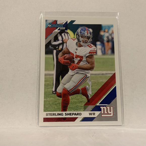 #181 Sterling Shepard New York Giants  2019 Donruss Football Card AV