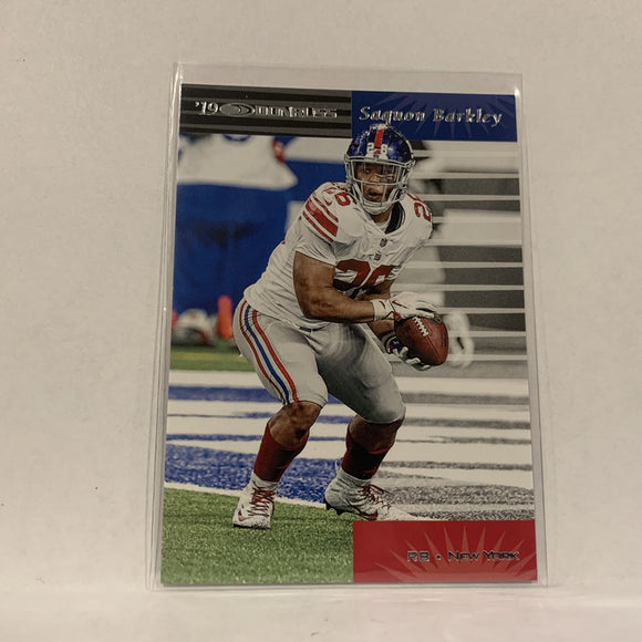 #RE-12 Saquon Barkley New York Giants  2019 Donruss Football Card AV