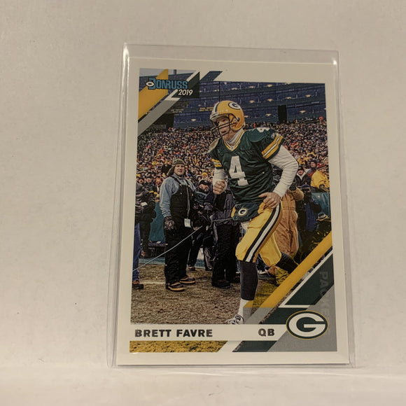 #105 Brett Favre Green Bay Packers Variant   2019 Donruss Football Card AV