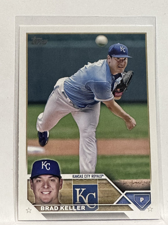 #189 Brad Keller Kansas City Royals 2023 Topps Series One Baseball Card