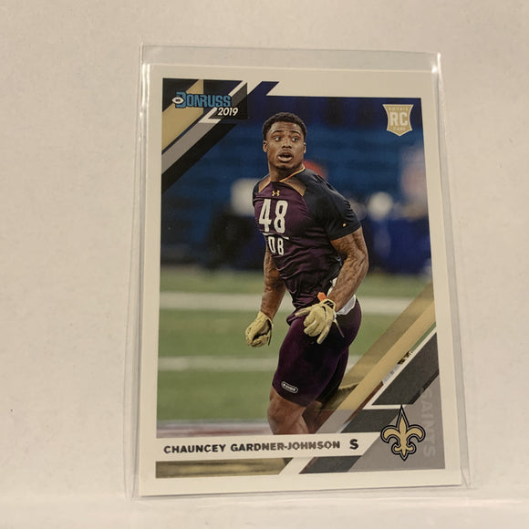 #287 Chauncey Gardner-Johnson New Orleans Saints Rookie 2019 Donruss Football Card AV