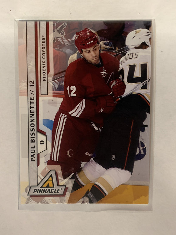 #51 Paul Bissonnette Phoenix Coyotes 2011-12 Pinnacle Hockey Card  NHL