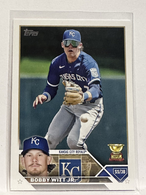 #7 Bobby Witt Jr All Star Rookie Kansas City Royals 2023 Topps Series One Baseball Card