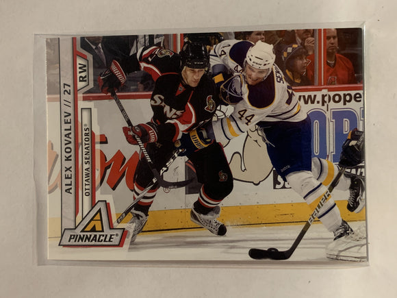 #67 Alex Kovalev Ottawa Senators 2011-12 Pinnacle Hockey Card  NHL