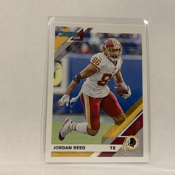 #191 Jordan Reed Washington Red Skins  2019 Donruss Football Card AW