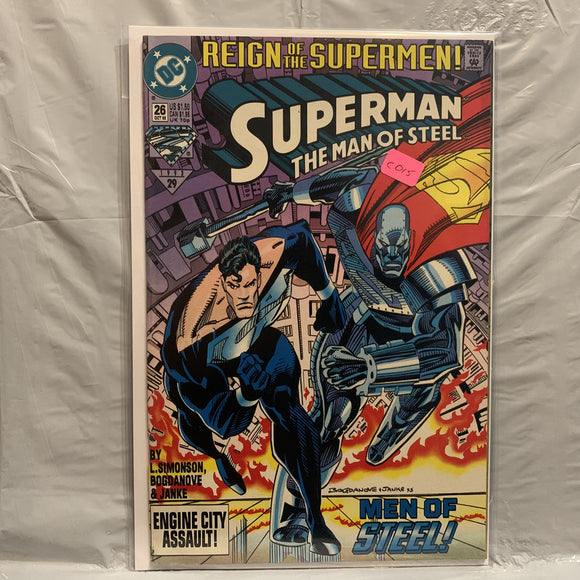 #26 Superman The Man of Steel Reign of the Supermen DC Comics BT 9437