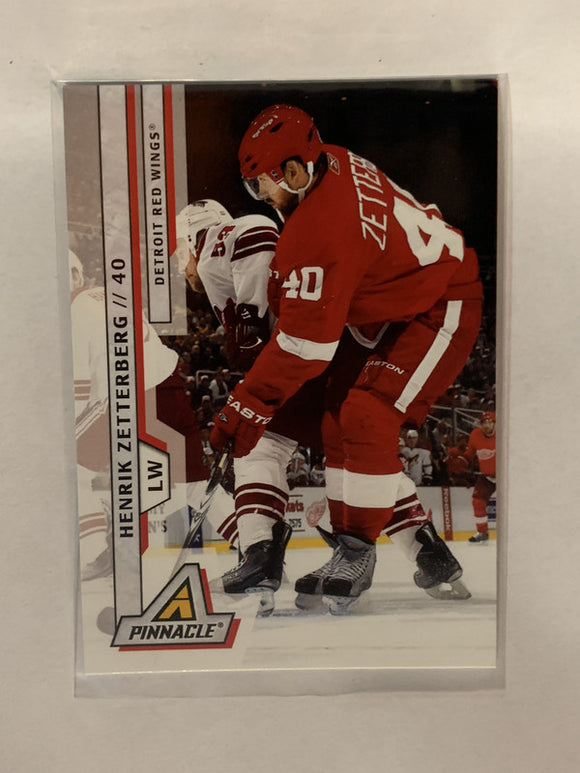 #131 Henrik Zetterberg Detroit Red Wings 2011-12 Pinnacle Hockey Card  NHL