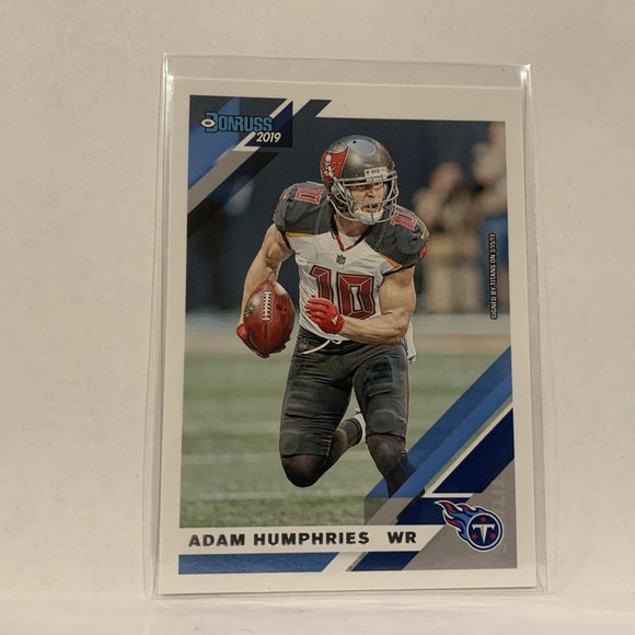 #237 Adam Humphries Tennessee Titans  2019 Donruss Football Card AW