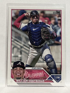 #68 William Contreras Atlanta Braves 2023 Topps Series One Baseball Card