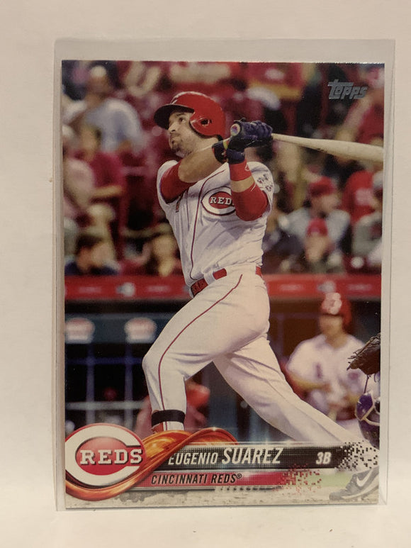 #209 Eugenio Suarez Cincinnati Reds 2018 Topps Series One  Baseball Card MLB