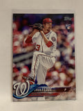 #217 Erick Fedde Rookie Washington Nationals 2018 Topps Series One  Baseball Card MLB