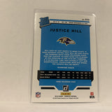 #333 Justice Hill Baltimore Ravens Rated Rookie 2019 Donruss Football Card AW