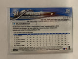 #296 Lewis Brinson Future Stars Milwaukee Brewers 2018 Topps Series One  Baseball Card MLB