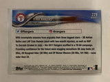 #229 Texas Rangers Team Card 2018 Topps Series One  Baseball Card MLB